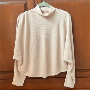 By Together Soft Dusty Rose Cowl Neck Shirt